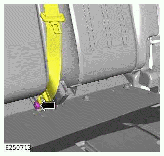 Second Row Seatbelt Buckle